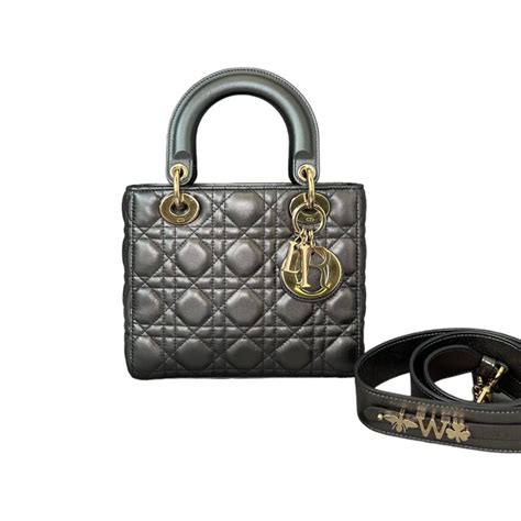 my lady dior gunmetal 